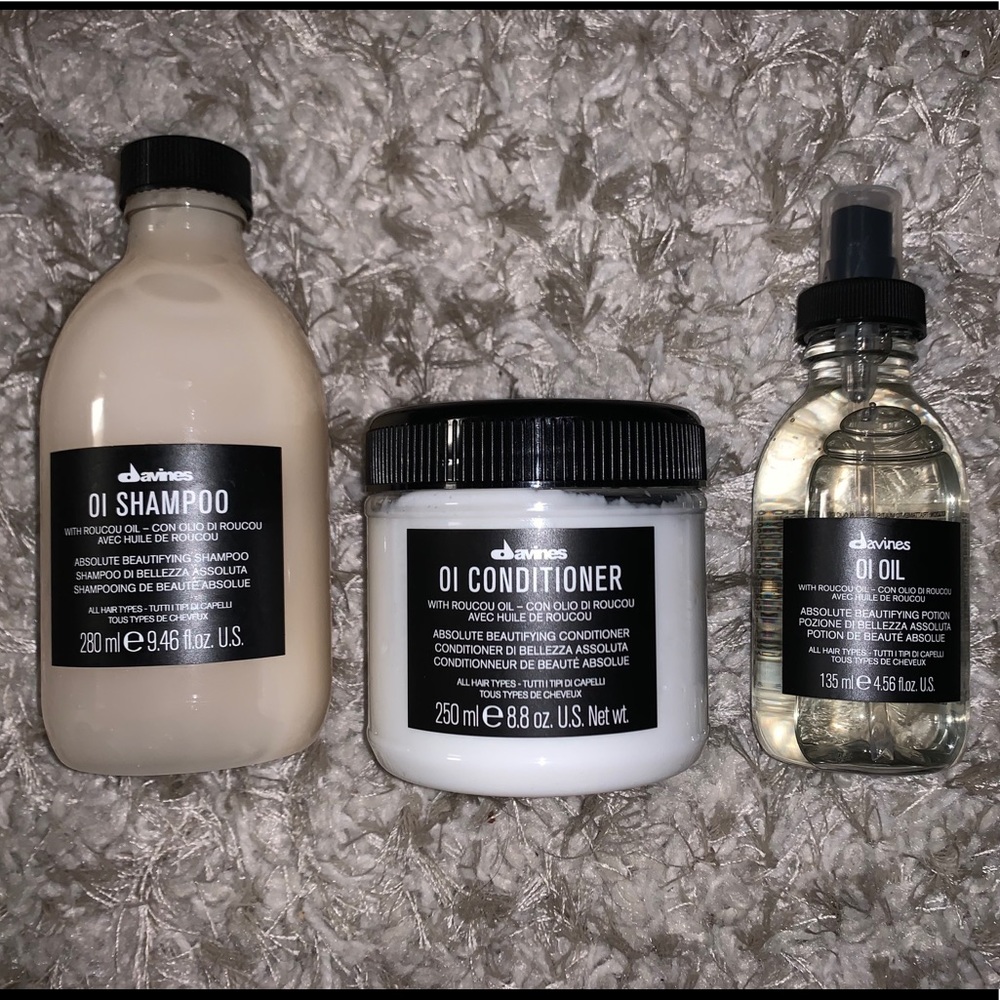 Davines Ol Shampoo, Conditioner and Oil